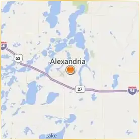 Alexandria Technical & Community College Location Map