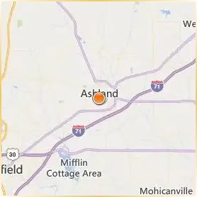 Ashland University Location Map Ashland University Location Map