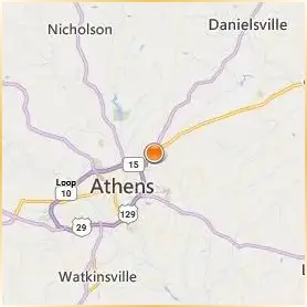 Athens Technical College Location Map