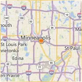 Augsburg University Location Map