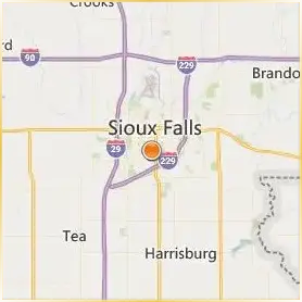 Augustana University Location Map