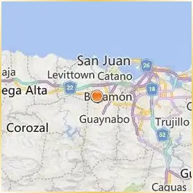 Universidad Central de Bayamon Location Map Universidad Central de Bayamon Location Map
