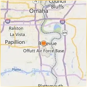 Bellevue University Location Map