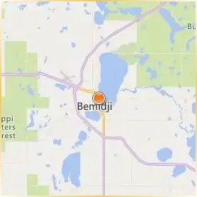 Bemidji State University Location Map