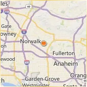 Biola University Location Map