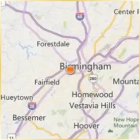 Birmingham Southern College Location Map Birmingham Southern College Location Map