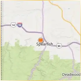 Black Hills State University Location Map Black Hills State University Location Map