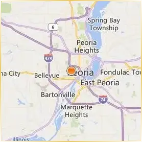 Bradley University Location Map
