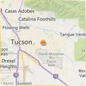 Brookline College Tucson Location Map