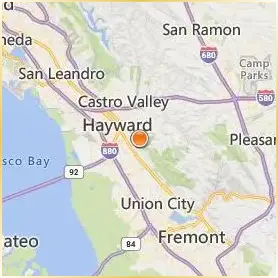 California State University East Bay Location Map California State University East Bay Location Map