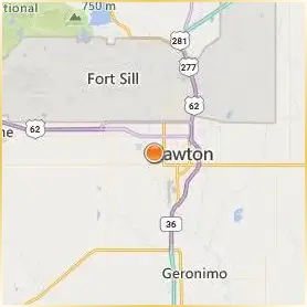 Cameron University Location Map