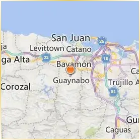 Caribbean University Bayamon Location Map