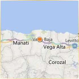 Caribbean University Vega Baja Location Map Caribbean University Vega Baja Location Map