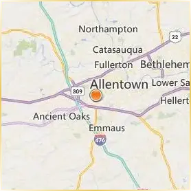 Cedar Crest College Location Map Cedar Crest College Location Map