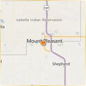 Central Michigan University Location Map Central Michigan University Location Map