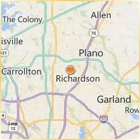 Chicago School of Professional Psychology at Dallas Location Map