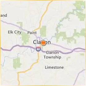 Clarion University of Pennsylvania Location Map Clarion University of Pennsylvania Location Map