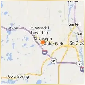 College of Saint Benedict Location Map