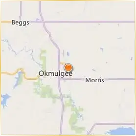 College of the Muscogee Nation Location Map