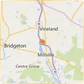 Rowan College of South Jersey Cumberland Location Map