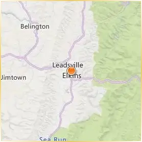 Davis & Elkins College Location Map