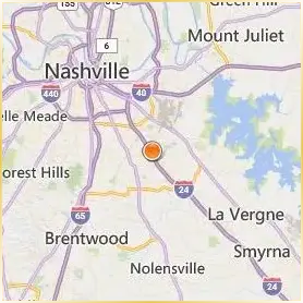 DeVry University Tennessee Location Map