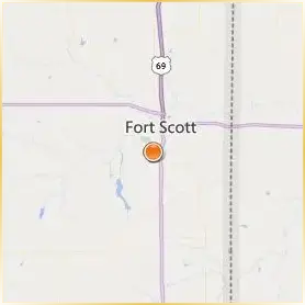 Fort Scott Community College Location Map