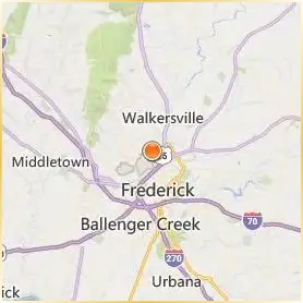 Frederick Community College Location Map