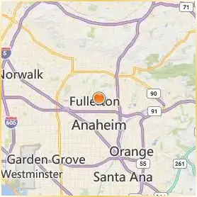 Fullerton College Location Map Fullerton College Location Map