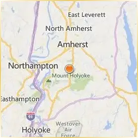 Hampshire College Location Map