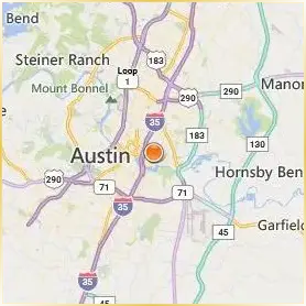 Huston Tillotson University Location Map Huston Tillotson University Location Map
