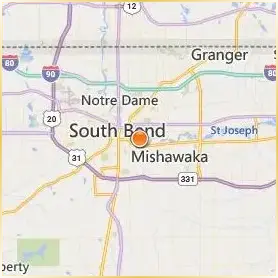 Indiana University South Bend Location Map Indiana University South Bend Location Map