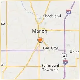 Indiana Wesleyan University Marion Location Map