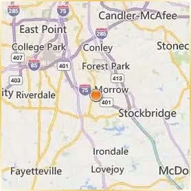 Interactive College of Technology Morrow Location Map