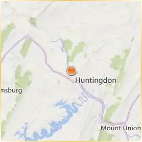Juniata College Location Map Juniata College Location Map