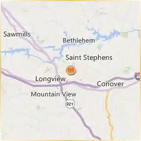 Lenoir Rhyne University Location Map Lenoir Rhyne University Location Map