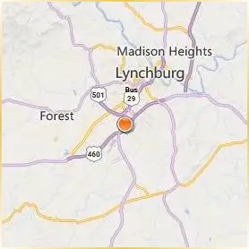 Liberty University Location Map Liberty University Location Map