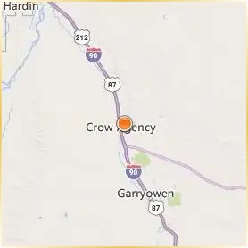 Little Big Horn College Location Map Little Big Horn College Location Map