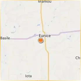 Louisiana State University Eunice Location Map