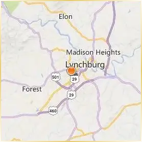 University of Lynchburg Location Map University of Lynchburg Location Map