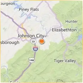 Milligan University Location Map