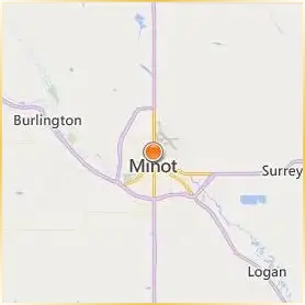 Minot State University Location Map Minot State University Location Map