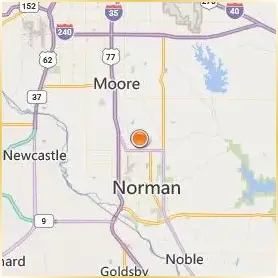 Moore Norman Technology Center Location Map