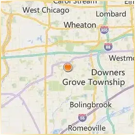 North Central College Location Map