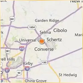 Northeast Lakeview College Location Map