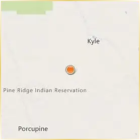 Oglala Lakota College Location Map Oglala Lakota College Location Map