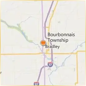 Olivet Nazarene University Location Map