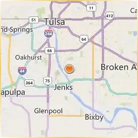 Oral Roberts University Location Map