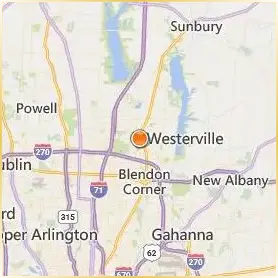 Otterbein University Location Map Otterbein University Location Map