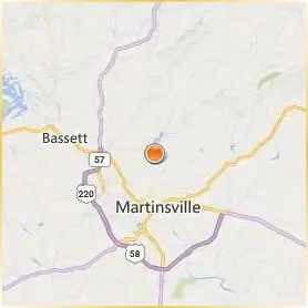 Patrick & Henry Community College Location Map